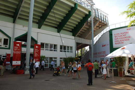 Eingang Hansastrasse zum Rothenbaum