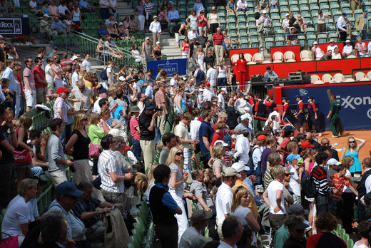 Zuschauer am Rothenbaum