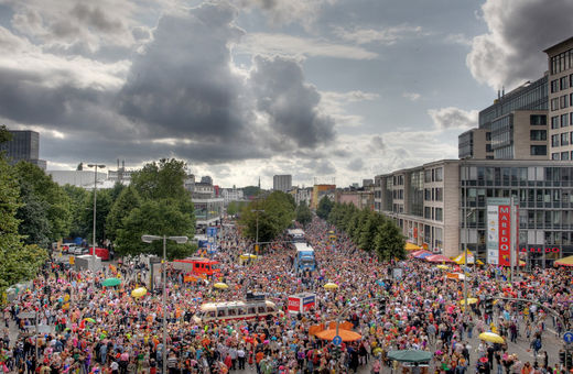 Party trotz Wolken beim Schlagermove 2009