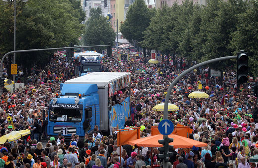 LKW beim Schlagermove