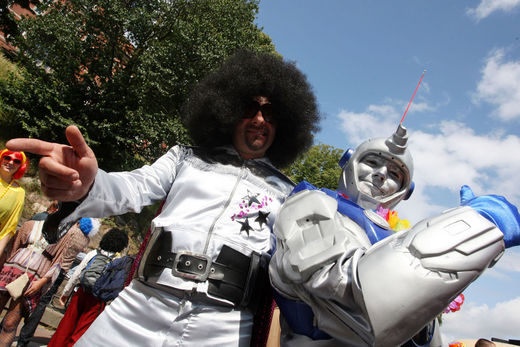 Kostüme beim Schlagermove 2009
