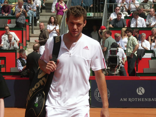 Paul Henri Mathieu vor dem Finale