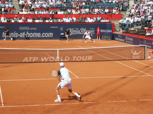 Rothenbaumfinale Davydenko gegen Mathieu