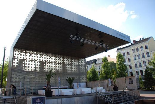 Bühne auf dem Spielbudenplatz