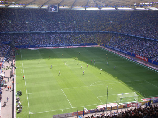 Anstoss HSV gegen Dortmund