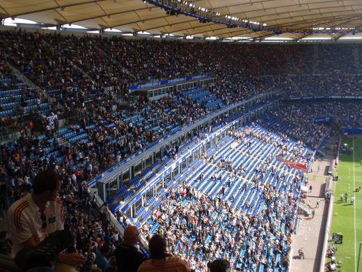 Halbzeit Osttribüne