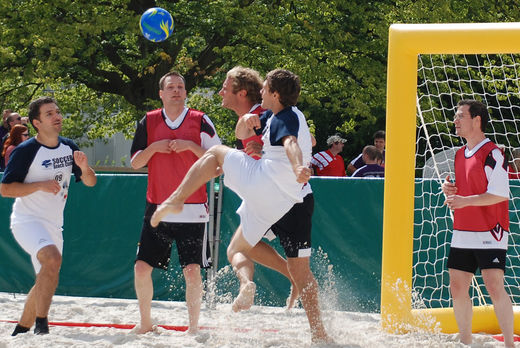 Cyquest im Angriff beim Netsoccer