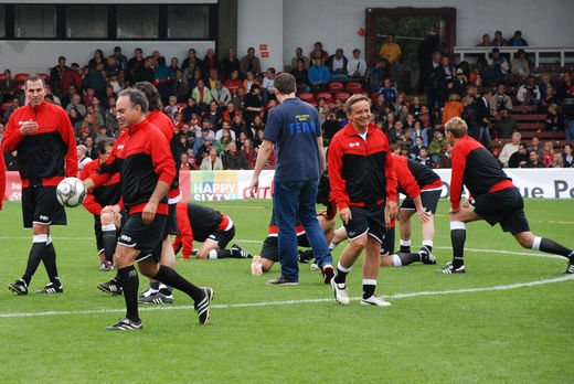 Aufwärmprogramm beim Tag der Legenden 2009