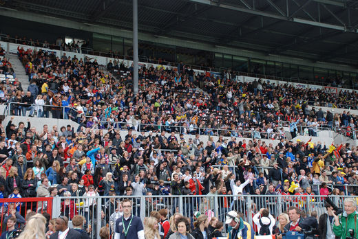 Südtribüne am Tag der Legenden 2009