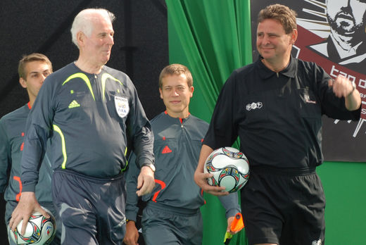 Schiedsrichter beim Tag der Legenden 2009