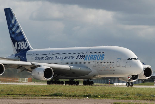 Airbus A380 am Familientag 2009