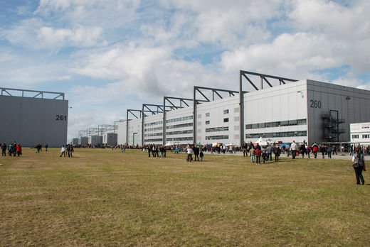 Airbus Halle 260 auf dem Mühlenberger Loch