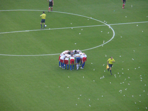 HSV Mannschaftskreis - HSV - VfB Stuttgart (2009/2010)