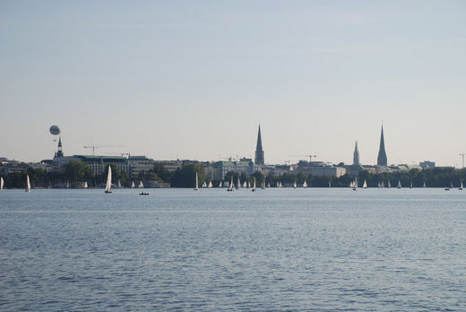 Sptsommertag an der Aussenalster