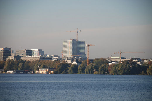 Umbau Unilever Hochhaus im Oktober 2009