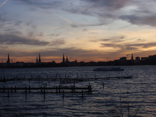 Abendstimmung Aussenalster