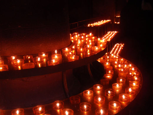 Kerzen im Mainzer Dom
