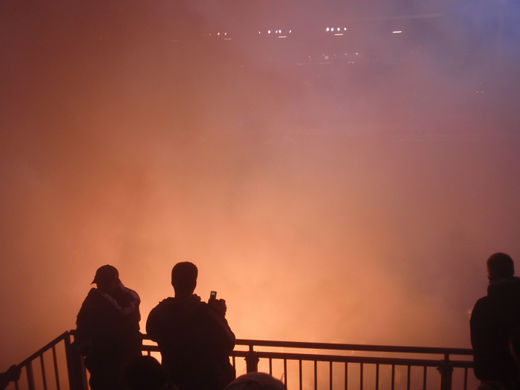 Nebel im HSV Block