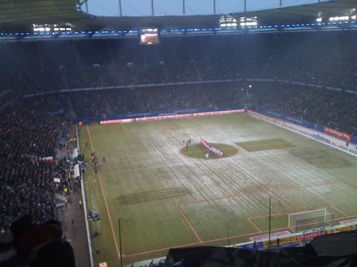 HSV gegen Werder Bremen im Dezember 2009