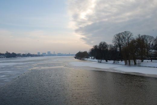 Im Januar 2010 an der Alster