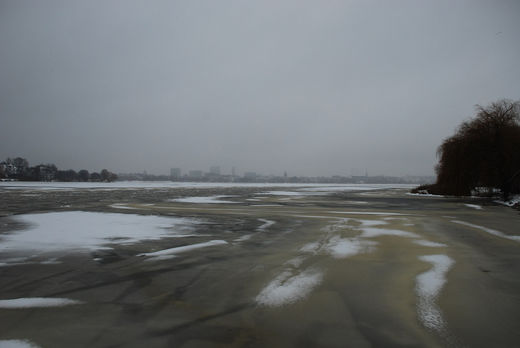 Alster im Winter 2010