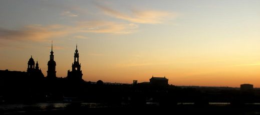 Dresden im Abendlicht