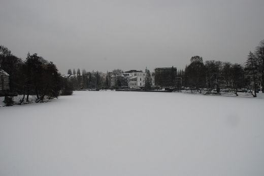 Schneebedeckter Langer Zug