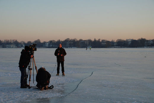 Fernsehen auf der Alster