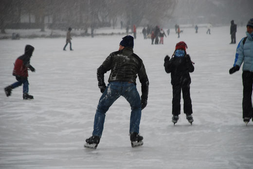 Sturzfolgen auf der Aussenalster