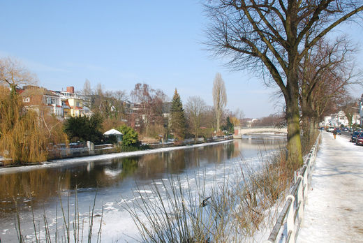 Alsterkanal am Leinpfad