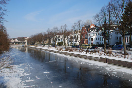 Leinpfad in Winterhude