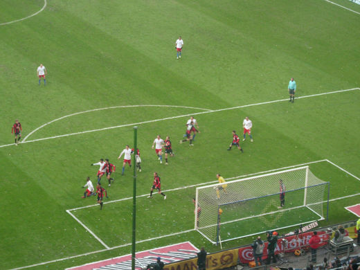 Ecke fr den HSV gegen Hertha