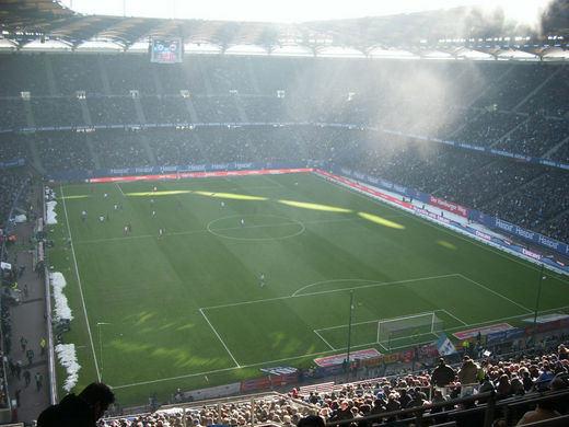 HSV gegen Hertha im März 2010