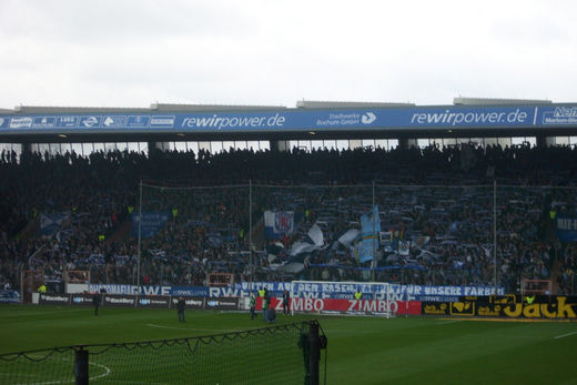 Osttribne im Rewirpowerstadion Bochum