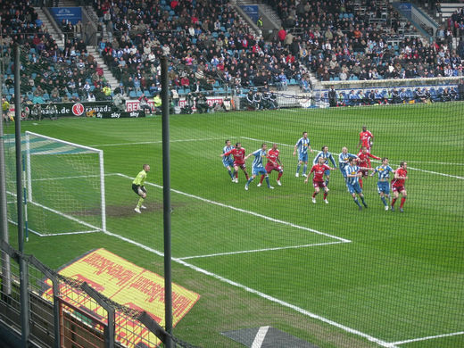 Ecke für den HSV in Bochum