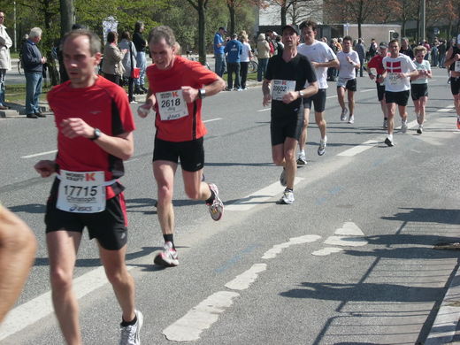 Marathon Hamburg 2010: Lufergruppe City Nord Startnummern 17715 2618