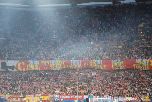 Chorepgraphie Atletico Madrid in Hamburg 2010