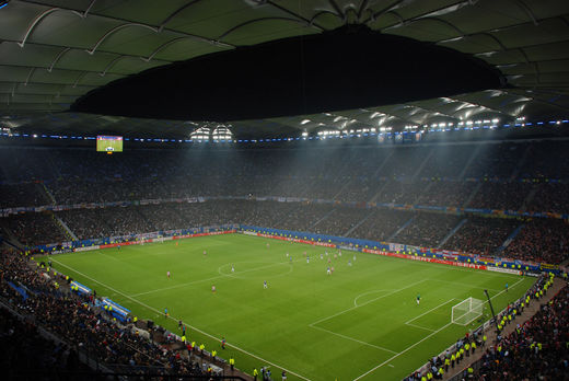 HSV Stadion beim Europa League Finale