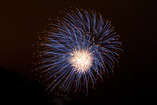 Feuerwerkskunst zum Kirschbltenfest 2010