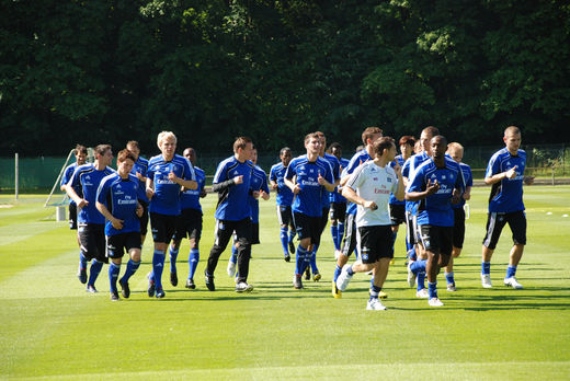 Anschwitzen fr die neue Saison beim HSV