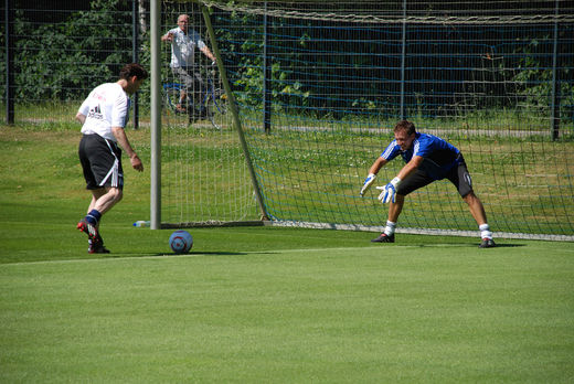 Frank Rost beim HSV Training