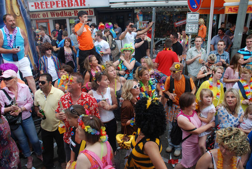 Gewusel entlang der Reeperbahn