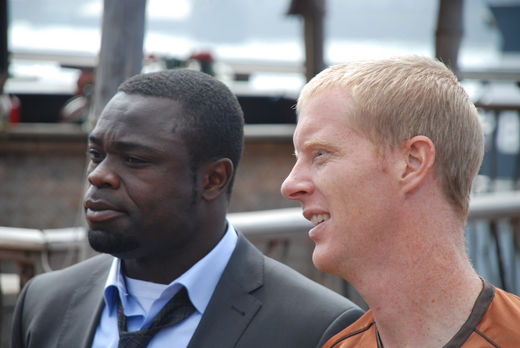 Gerald Asamoah und Timo Schultz