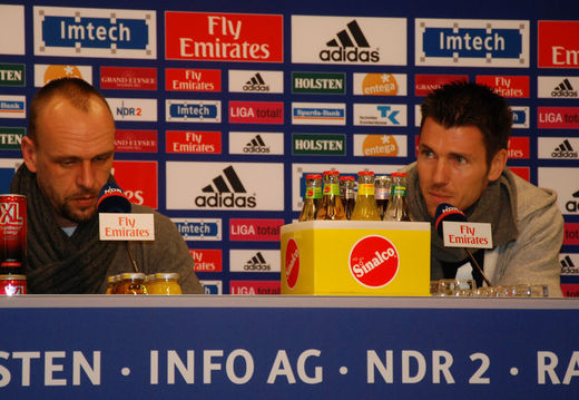 Fabian Boll und Holger Stanislawski