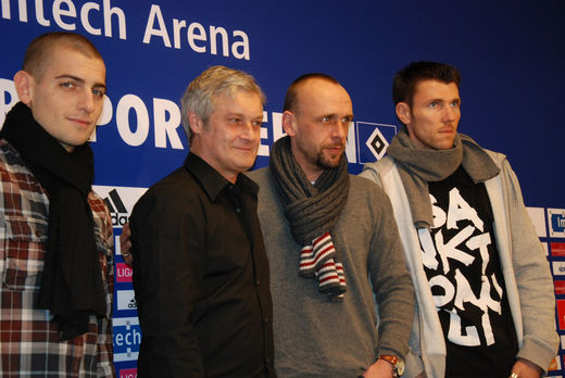 Pressekonferenz vor dem Lokalderby HSV gegen den FC St. Pauli