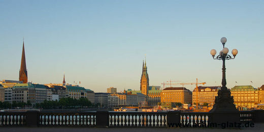 Rathaus-Hamburg-am-Morgen