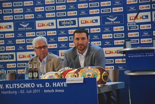 Bernd Bnte und Wladimir Klitschko