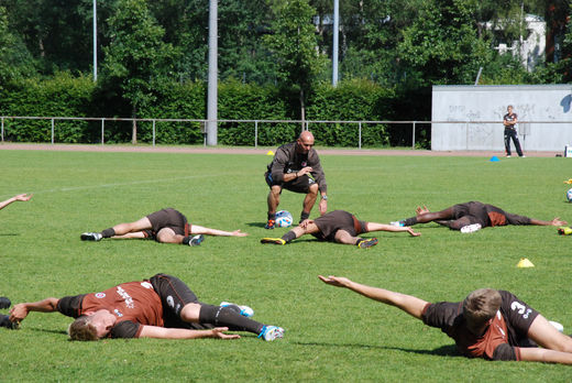 Erstes Training unter Andr Schubert 