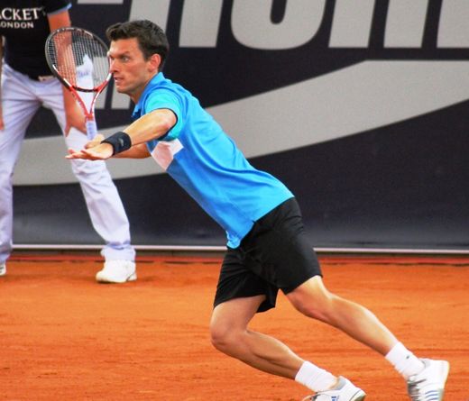 Tobias Kamke in der 1. Runde der bet-at-home.com Open am Rothenbaum