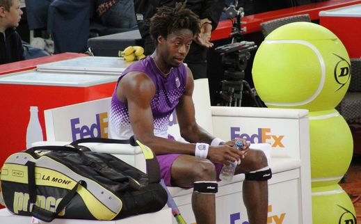 Gael Monfils in einer Spielpause